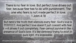 PERFECT LOVE CASTS OUT FEAR
