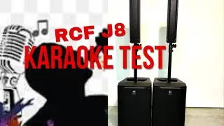 DJ GIG LOG |KARAOKE TEST WITH RCF J8| MY REVIEW