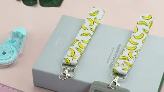 LParkin Bananas Gifts Lanyard ID Holder