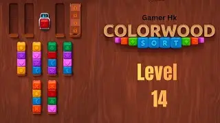Colorwood sort puzzle game level 14 Walkthrough Solution 