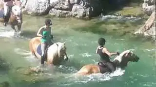 Pferdespa&szlig; im Nass