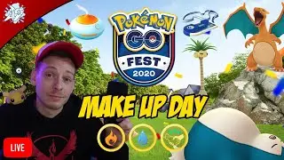 🔴POKEMON GO FEST - Make Up Day Live!!
