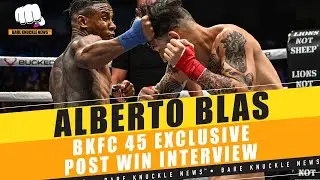 Exclusive Interview with Alberto Blas Behind the Scenes Of Bkfc 45 ~ Bare knuckle Boxing