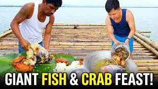 Catch and Cook Seafood Feast: Grilling a Giant Tuna Head