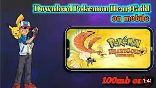 HOW TO DOWNLOAD POKEMON HEARTGOLD IN ANDROID #pokemonletsgo #pokemonxyinhindi #pokemon #games
