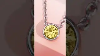 Pendant with Changing Gemstone Colors &ndash; 3D Animation Showcase