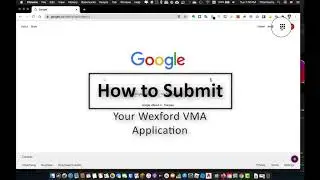 How to share your VMA APPLICATION 2020 on Google Drive