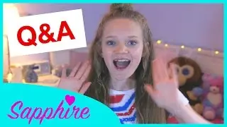 First YouTube Videos & Being Nervous | Q&A | Sapphire