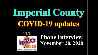 Imperial County Health Department's Janette Angulo & Chris Herring Recovery 2020