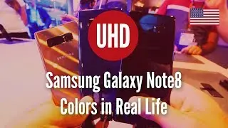 These are the Samsung Galaxy Note8 Colors in Real Life | Hands On