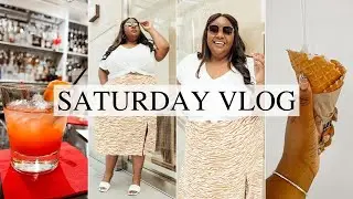 Girl Friend Saturday Routine | Trying a Black Owned Restaurant & Houston Spots | FROM HEAD TO CURVE