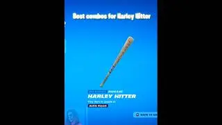 BEST Combos For Harley Hitter🏏 #fortnite #fortniteclips  #gaming