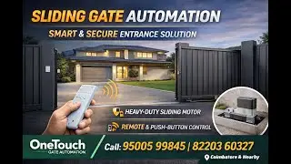 Automatic Sliding Gate System | Safety, Style & Convenience Combined