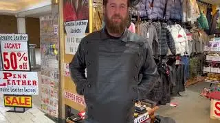 One of a kind deerskin custom made jacket