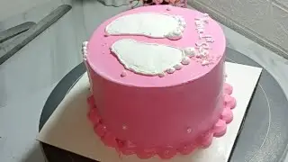 NEW UNEDITED CAKE DECORATING!|Baby first step cake|Baked a Cake 