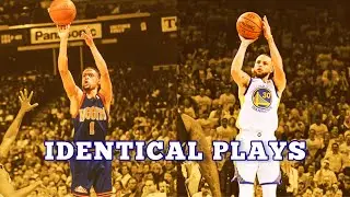 Steph Curry and Mahmoud Abdul- Rauf Identical Plays