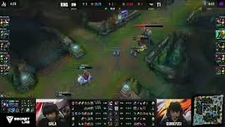 Faker casually dodges Wei gank | T1 vs RNG | Worlds 2022 Quarterfinals