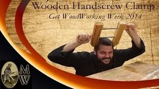 Build a Simple Wooden Handscrew Clamp (Detailed Explanation) (MonkWerks)