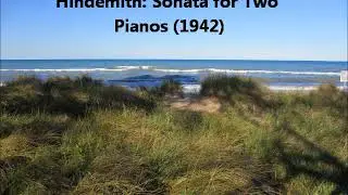 Paul Hindemith: Sonata for Two Pianos (1942)