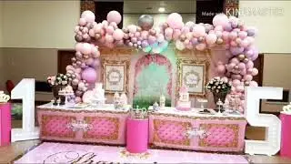 Royal Princess Birthday Inspiration| Organic Balloons| Customised Colors