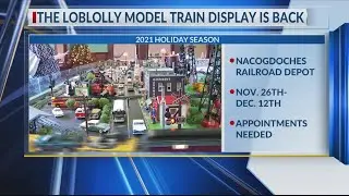 Loblolly model train exhibit returns to Nacogdoches for 2021 holiday season