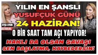 Yusuf&ccedil;uk G&uuml;n&uuml;! 24 Haziran Saat ''18:01 - 19:01'' Arası Yılın EN ŞANSLI G&Uuml;N&Uuml;!