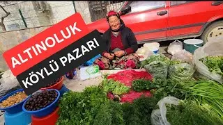 Altınoluk Köylü Pazarı. Kış Fiyatları Ne Durumda? -11 Ocak 2026 - #keşfet #viral #viralvideo 