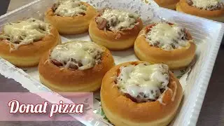 RESEP DONAT PIZZA PALING ENAK || DONAT EMPUK DAN LEMBUT
