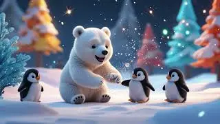 Приключения снежного медведя ❄️ | Забавная история о белом медведе для детей 🐻&zwj;❄️ #детскиепесни