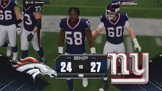 Madden 26 Franchise Season 3 vs Broncos