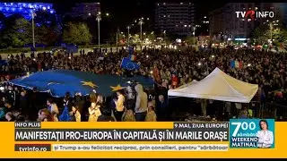Manifestaţia 'Un singur drum - Europa 9 Mai', &icirc;n Capitală. Mitinguri și marșuri  și &icirc;n alte orașe