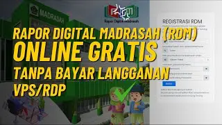 MADRASAH WAJIB TAHU! RDM ONLINE GRATIS dengan Domain Sendiri! RAPOR DIGITAL MADRASAH