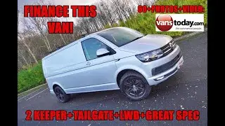 Вживую выглядит намного лучше! Потрясающий VW T6 LWB 2019 года выпуска с задней дверью. Идеально ...