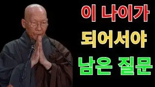 이 나이가 되어서야 마음에 남은 질문｜불교가 전하는 인생의 답 | 인생 명언