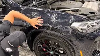 Full fender BMW x3 m40i install in XPEL ULTIMATE PLUS