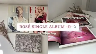 Ros&eacute; First Single Album | Unboxing | On the Ground | Gone | Aesthetic | Blackpink