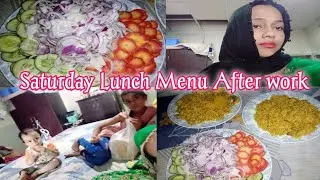 August 20, 2022 Saturday Lunch Menu After work @taniyamaaz5842