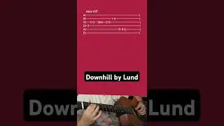 Downhill by Lund- Acoustic Guitar Tab #shorts