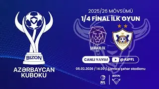 Bizon Azərbaycan Kuboku 2025/2026 1/4 final mərhələsi ilk oyun “Şamaxı” – “Qarabağ”