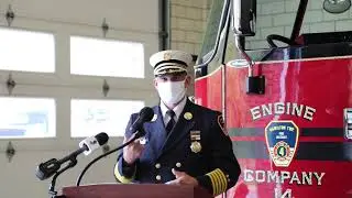 Signing Agreements to Consolidate the Hamilton Township Fire Division, Hamilton Township, NJ