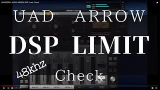 UNIVERSAL AUDIO ARROW DSP Limit Check 48khz