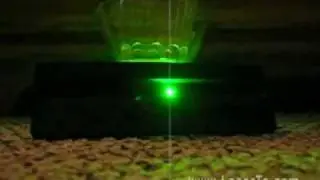 95mw green laser pointer demo from laserto