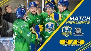 Leeds Knights 2-2 Sheffield Steeldogs - NIHL National Cup Semi Final 1st Leg | Fri 20th December 24
