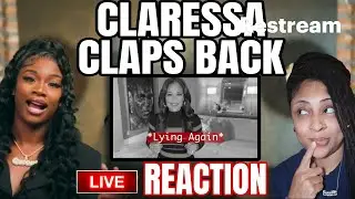 CLARESSA FINALLY RESPONDS TO LAILA ALI || LIVE REACTION