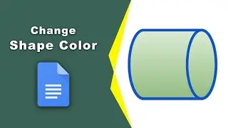 How to change shape color in google docs