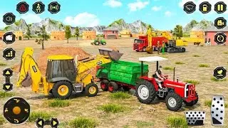 Indian JCB simulator 2024 game/Real JCB driving simulator gameplay #androidg ameryt#games#JCB#indian