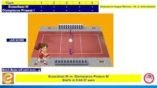 Eczacıbaşı vs Olympiacos | CEV Women&rsquo;s Champions League | Jan 15, 2026 LIVE Score & Updates #t&uuml;rkiye
