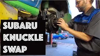 97 Impreza knuckle swap: LSPR preparations for RalyGrl