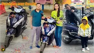 Buying New Scooty in Navratrein | TVS Jupiter 125 Disc | BH Series No. Plate For our new Scooty |❤️