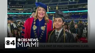 14-year-old graduates from Miami-Dade College